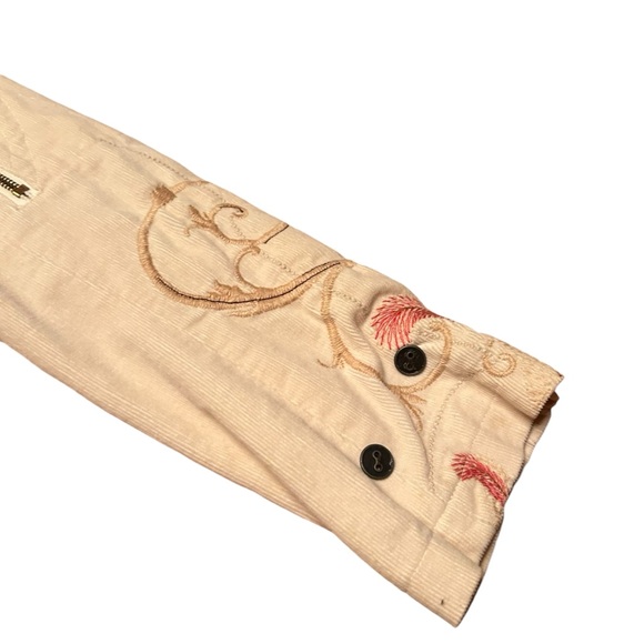 Johnny Was Vintage Cargo Cordorouy Jacket With Butterfly embroidery - Picture 6 of 13